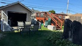 a view of outdoor space and patio