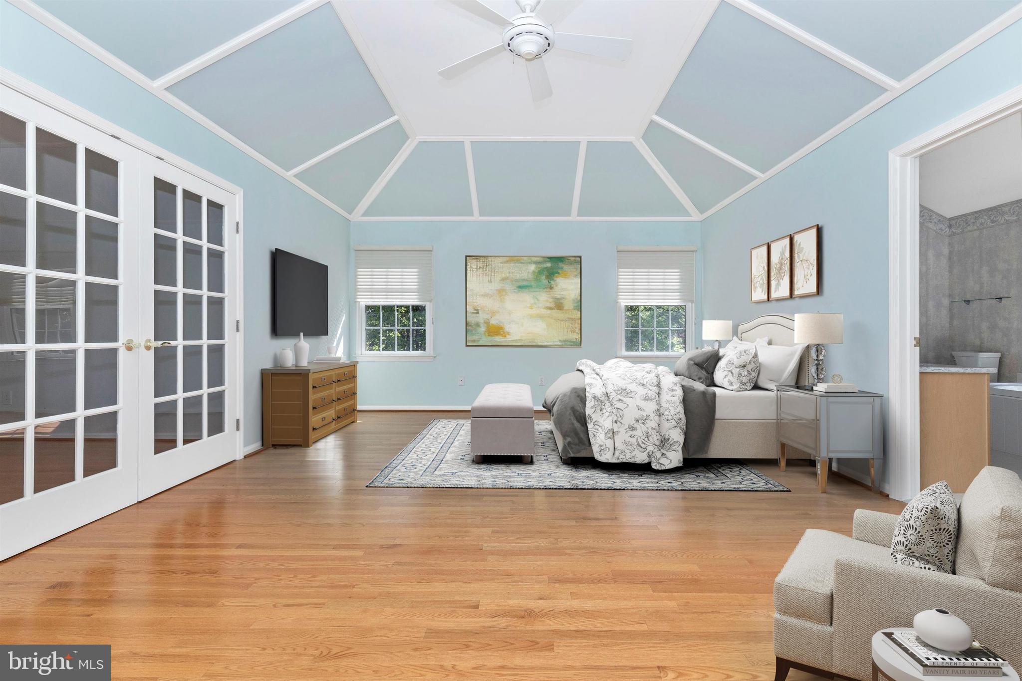 17 Norristown Road Blue Bell, PA 19422 - Photo 22 of 39 VIRTUALLY STAGED master bedroom