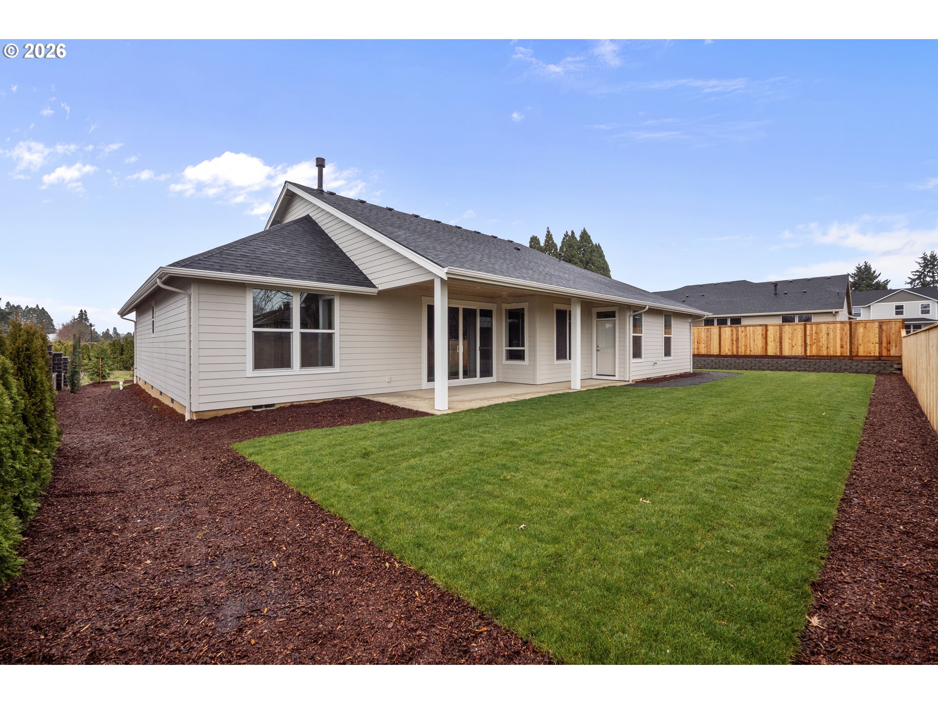 315 Northeast Clay Street Sublimity, OR 97385 - Photo 37 of 42 a view of a house with a big yard