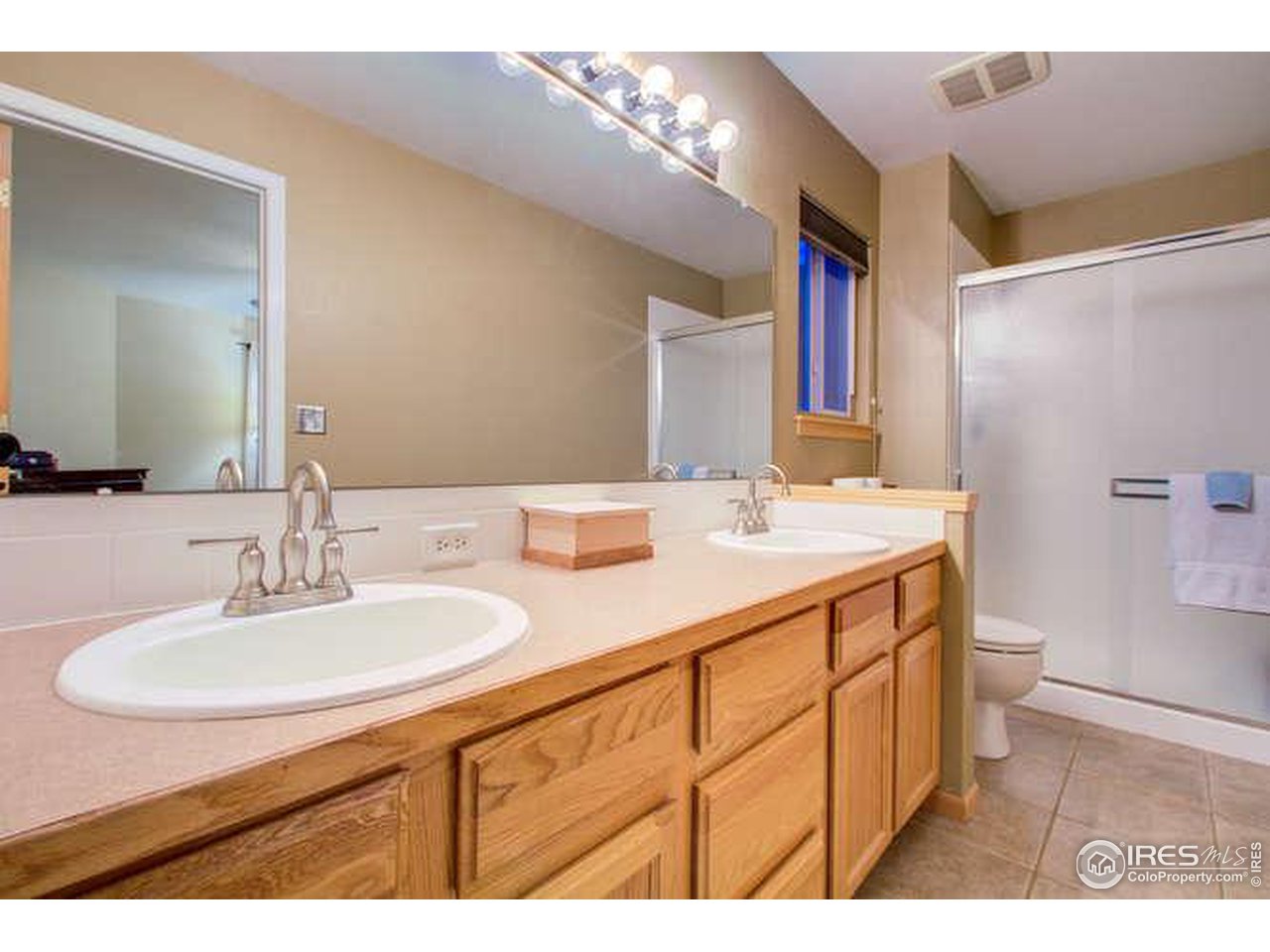 841 Durum Street Windsor, CO 80550 - Photo 11 of 24 a bathroom with a sink double vanity and a mirror