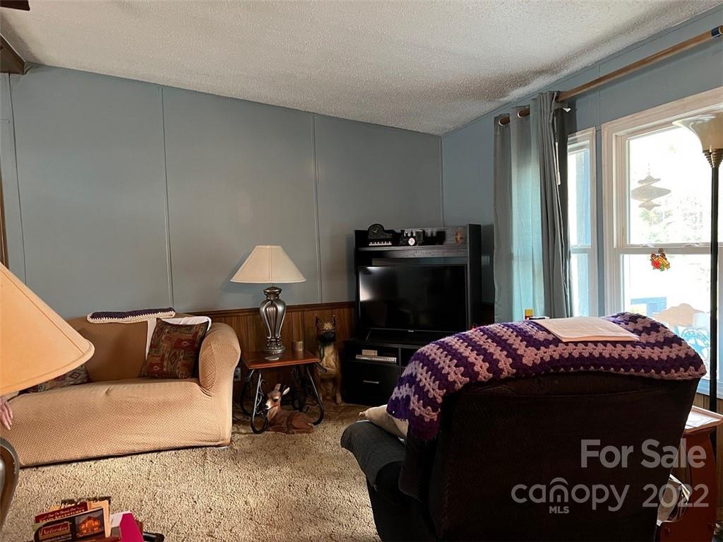 396 Jacobs Road Bryson City, NC 28713 - Photo 28 of 43 a bedroom with a bed and a lamp