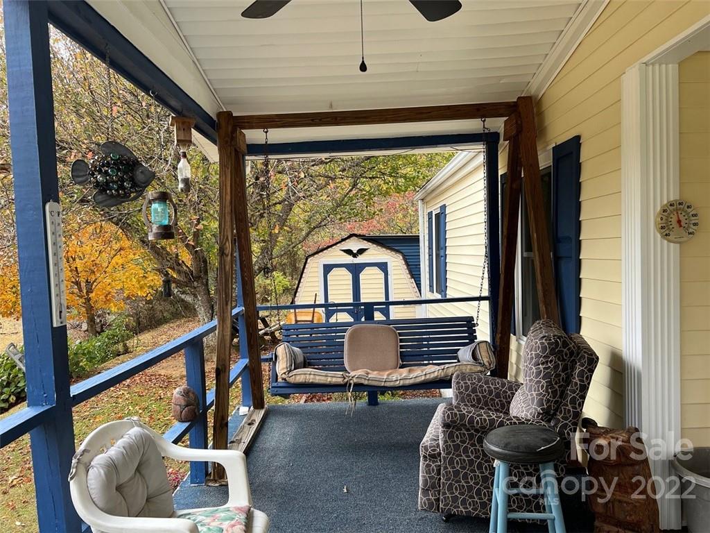 396 Jacobs Road Bryson City, NC 28713 - Photo 5 of 43 a view of balcony with furniture