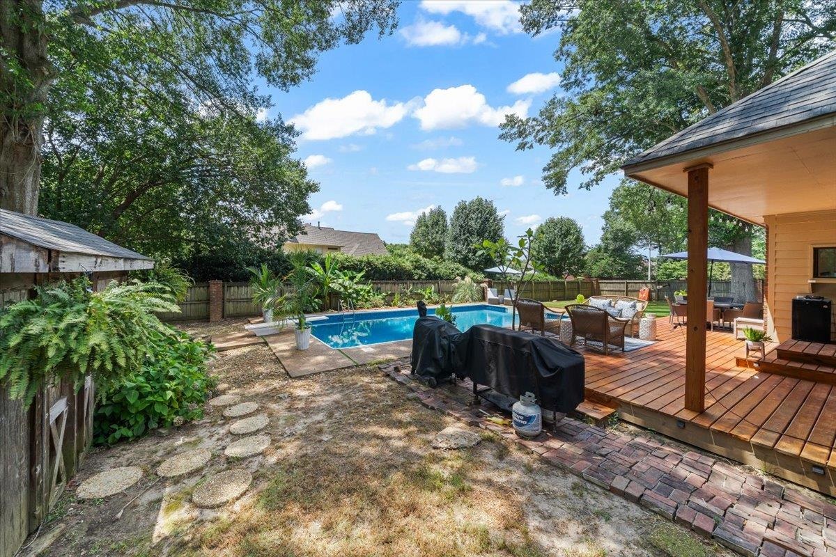 8417 Bazemore Road Memphis, TN 38018 - Photo 27 of 39 a view of outdoor space yard and patio