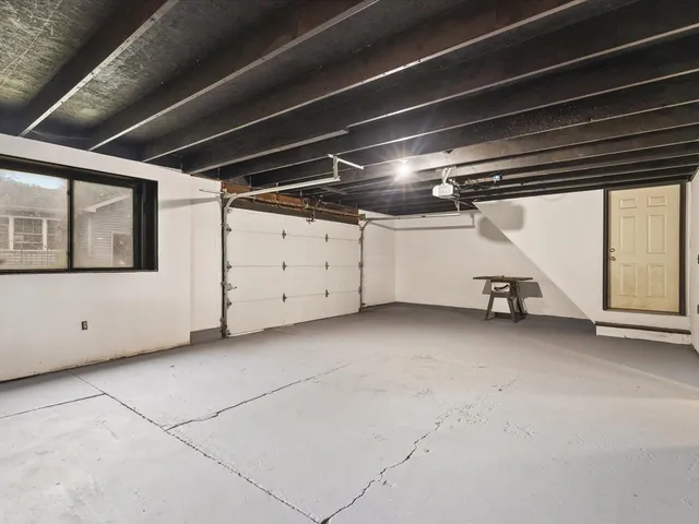 a view of a room with an empty space
