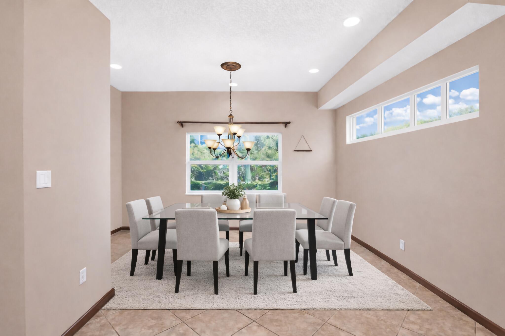 916 Roberts Road Delray Beach, FL 33483 - Photo 7 of 26 Dining Area - Virtually Staged