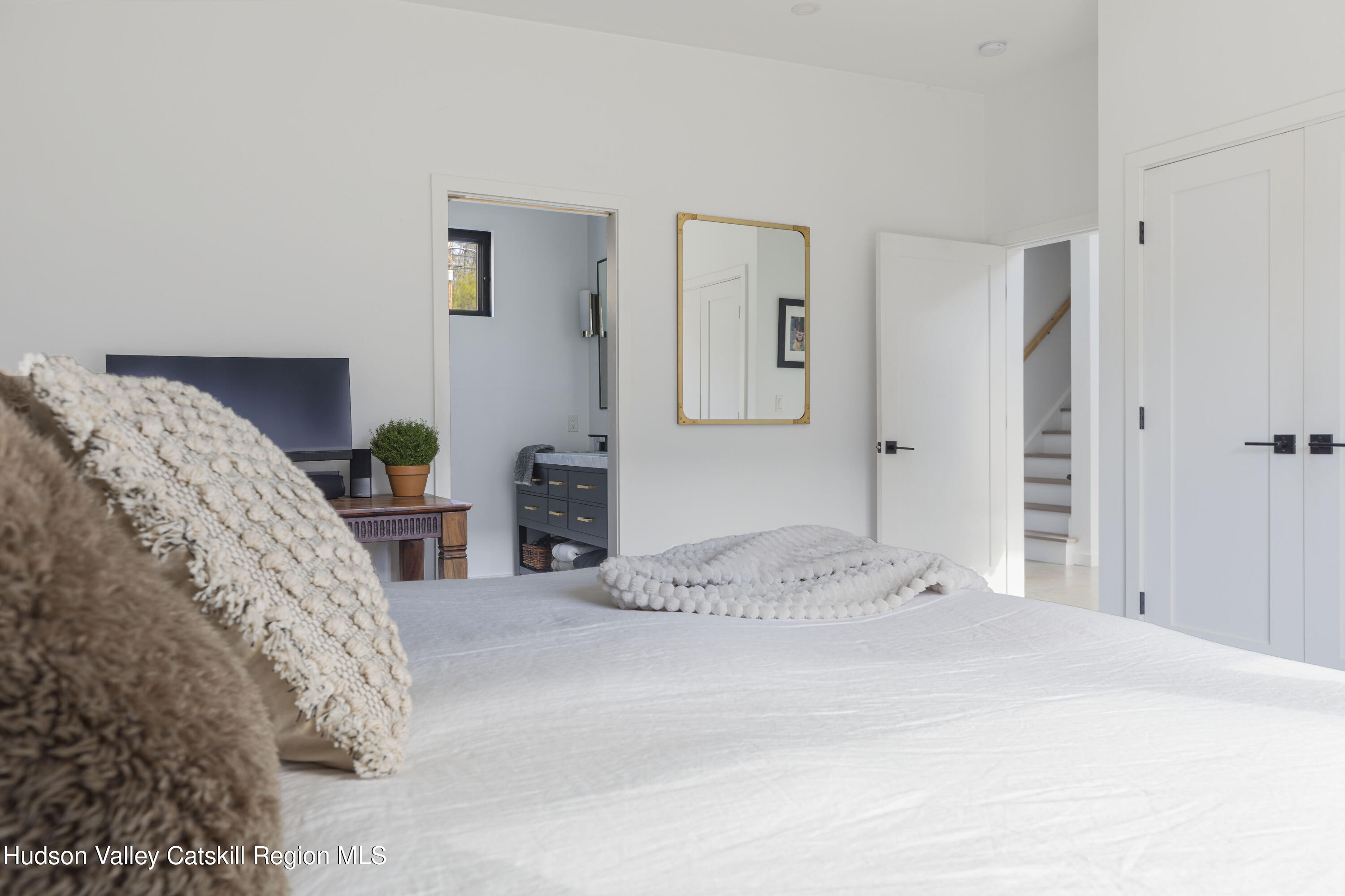 23 Traver Hollow Road Boiceville, NY 12412 - Photo 24 of 48 a bedroom with a bed and a couch