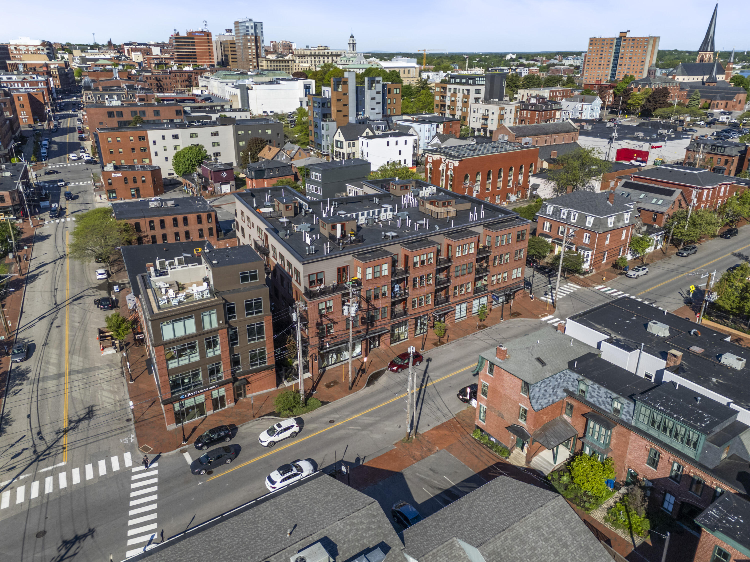 62 India Street, Unit 203 Portland, ME 04101 - Photo 63 of 67 Aerial View