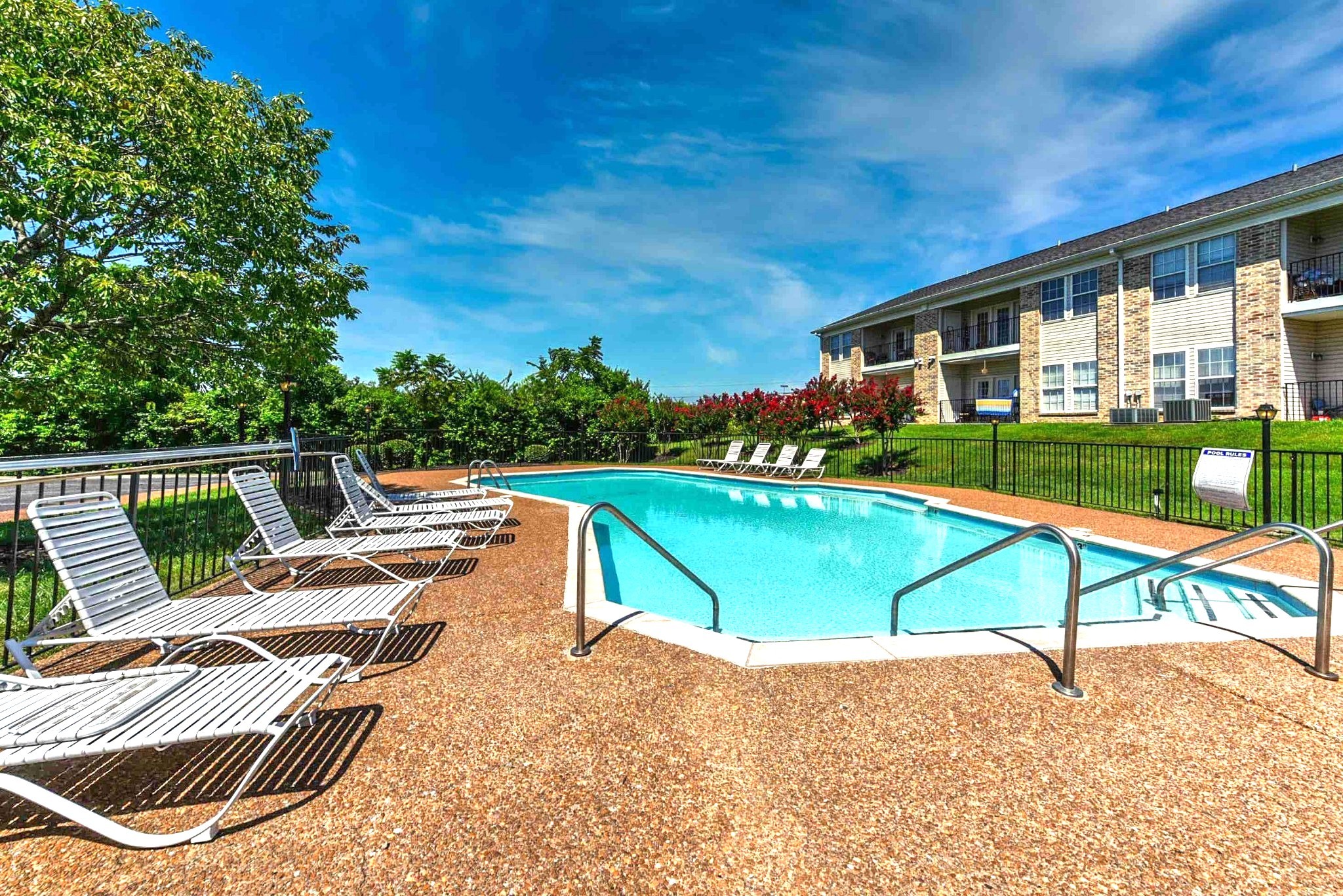 910 Churchill Crossing Madison, TN 37115 - Photo 36 of 38 a view of a house with pool and chairs