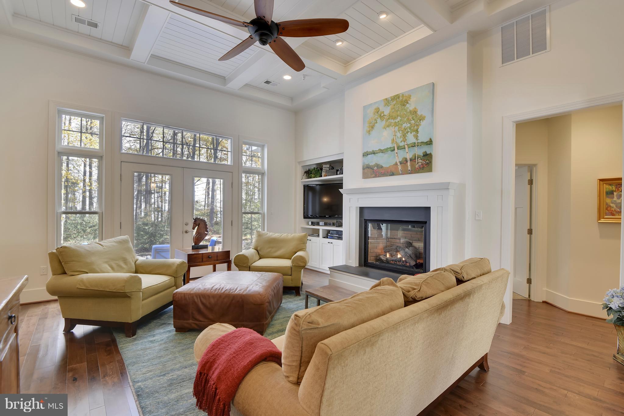 986 Marzoff Road Deale, MD 20751 - Photo 8 of 48 Great Room with coffered ceiling