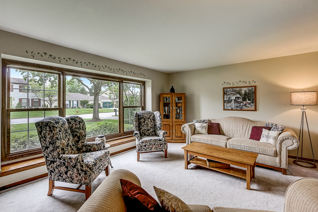 2767 Sun Valley Road Lisle, IL 60532 - Photo 2 of 23 a living room with furniture and a large window