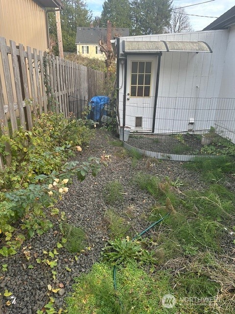 1302 West 5th Street Aberdeen, WA 98520 - Photo 26 of 26 a view of backyard with deck and outdoor seating