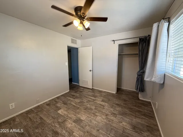 wooden floor in an empty room