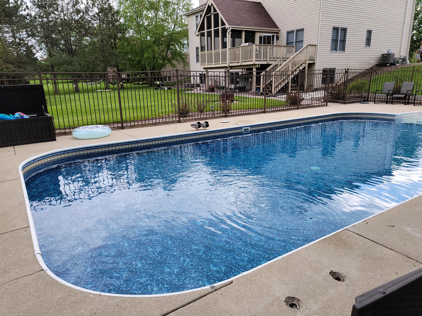 781 Hayrack Drive Algonquin, IL 60102 - Photo 50 of 54 a view of a swimming pool with a patio