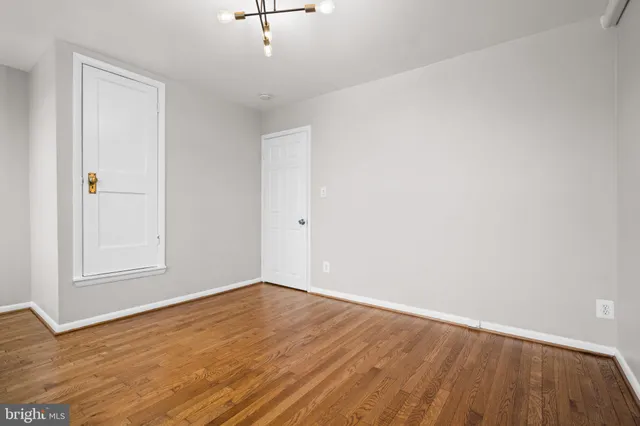 wooden floor in an empty room