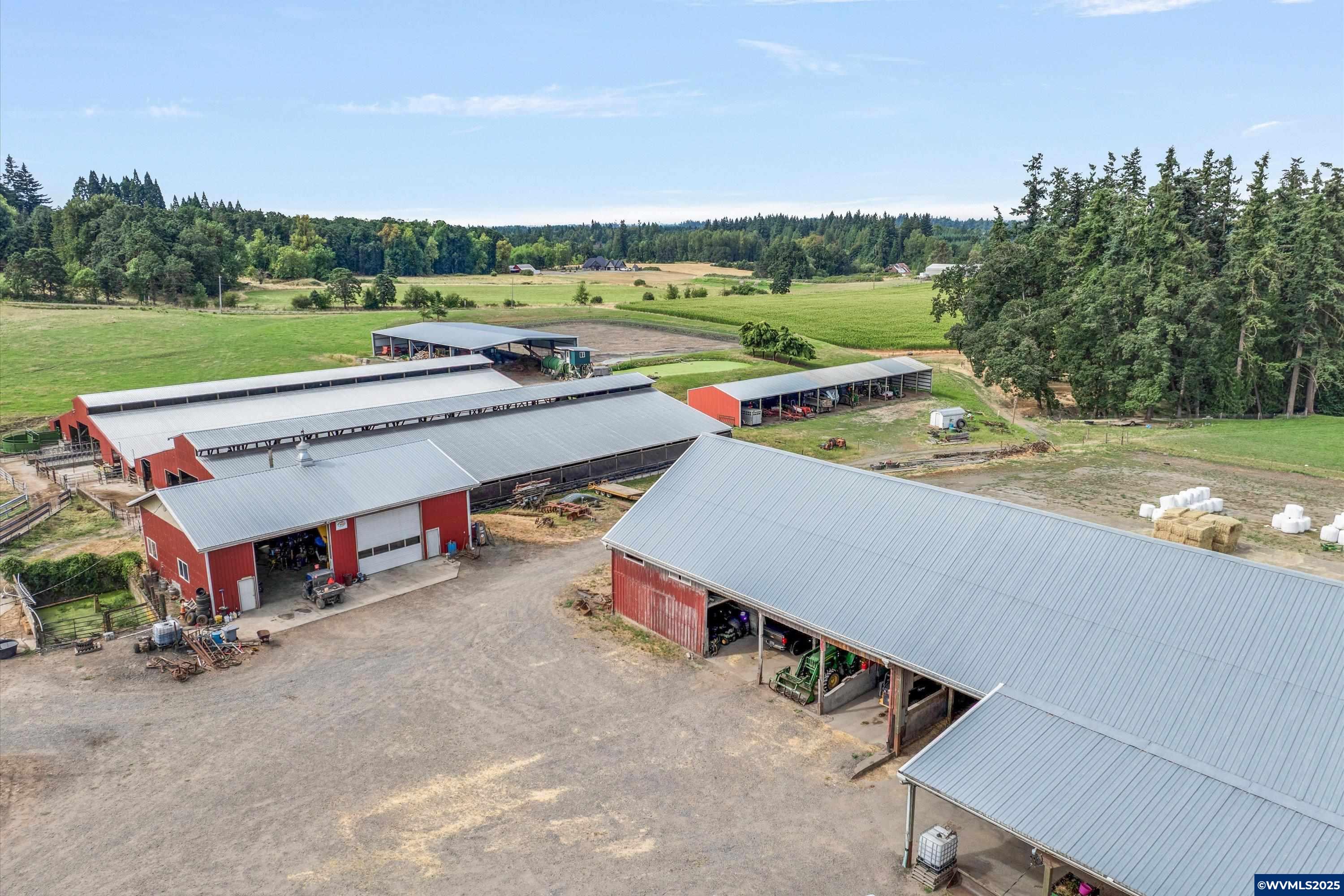 21303 South Central Point Road Canby, OR 97013 - Photo 34 of 50 an aerial view of a chairs and table on the terrace