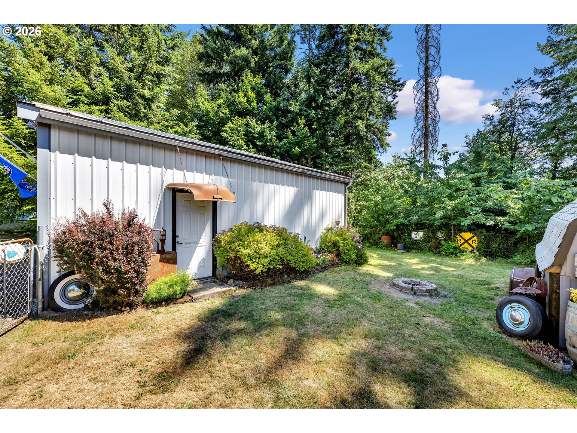 52 Estabrook Loop Carson, WA 98610 - Photo 29 of 37 a view of a chair and table in the backyard