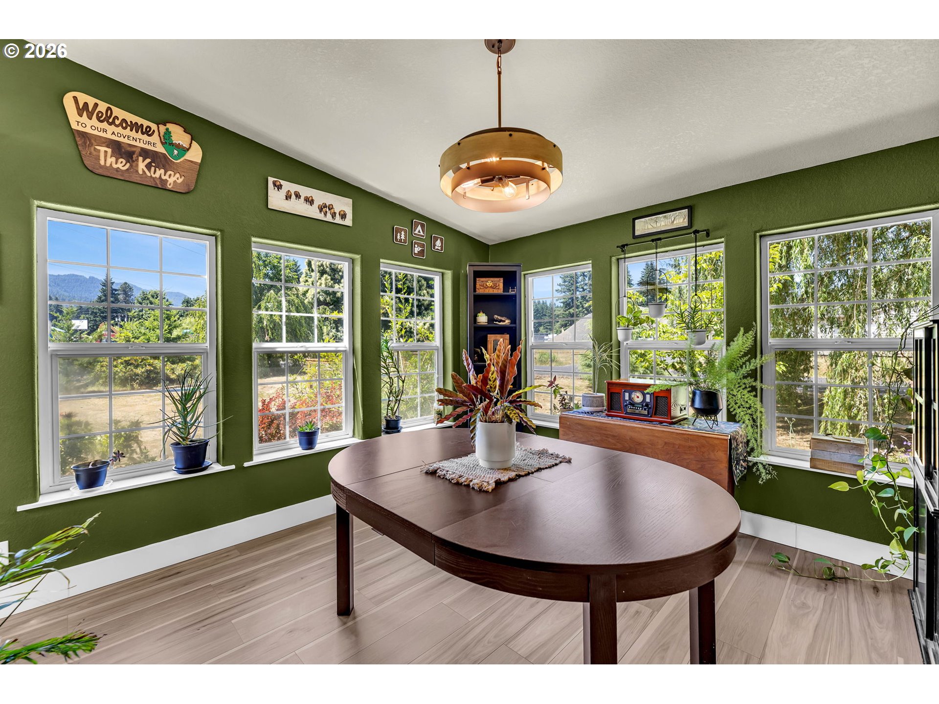 52 Estabrook Loop Carson, WA 98610 - Photo 6 of 37 a view of a dining room with furniture window and outside view