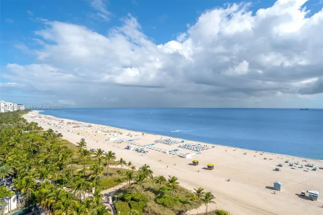 a view of city with tall buildings