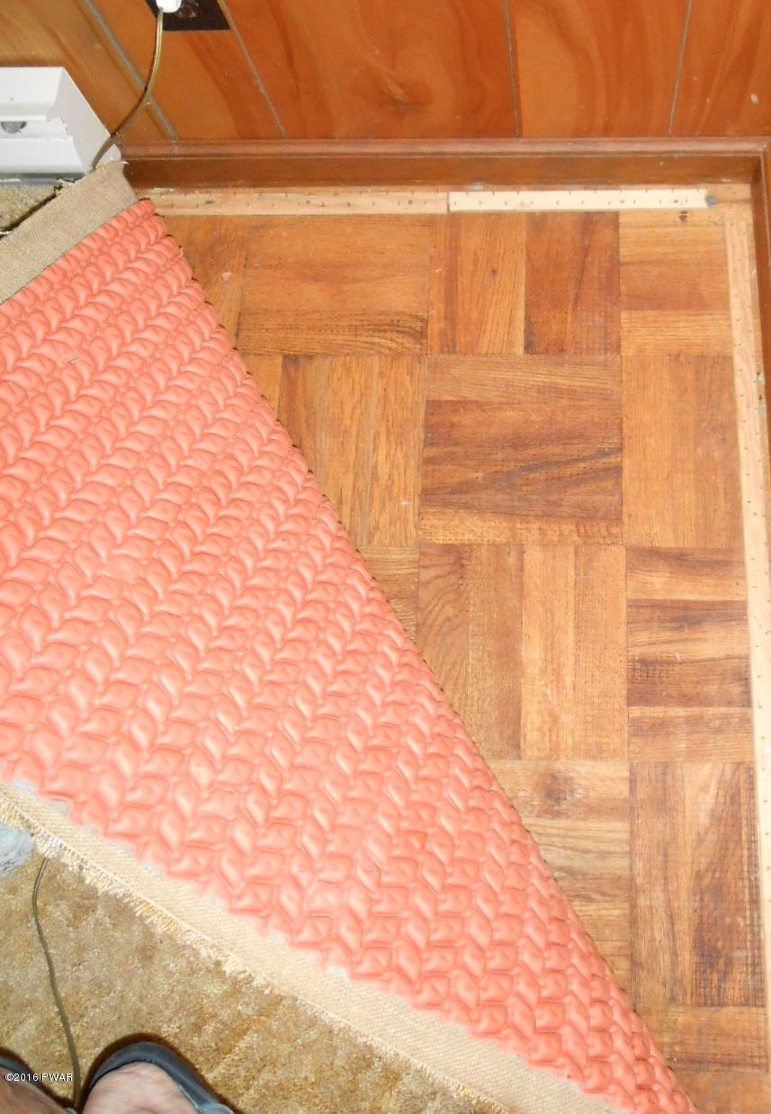 137 Church Road Hawley, PA 18428 - Photo 39 of 42 Parkay Wood Flooring under carpet