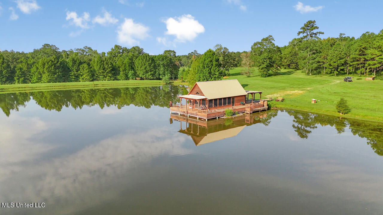 2053 Osyka Progress Road Osyka, MS 39657 - Photo 49 of 49 RG - Drone lake house facing SW