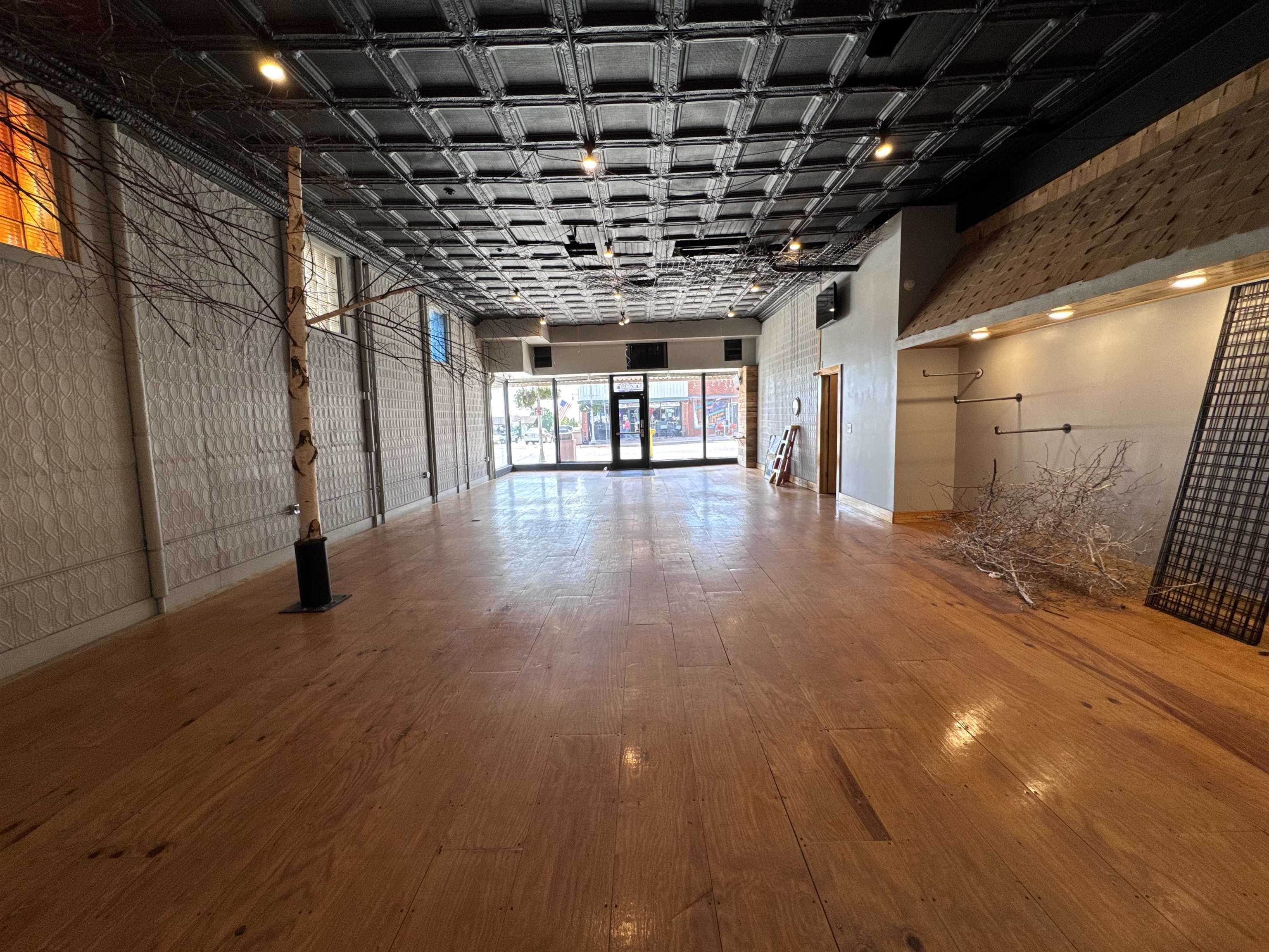 601 1st Avenue Two Harbors, MN 55616 - Photo 13 of 99 Half of the total commercial rental space featuring original tin ceiling