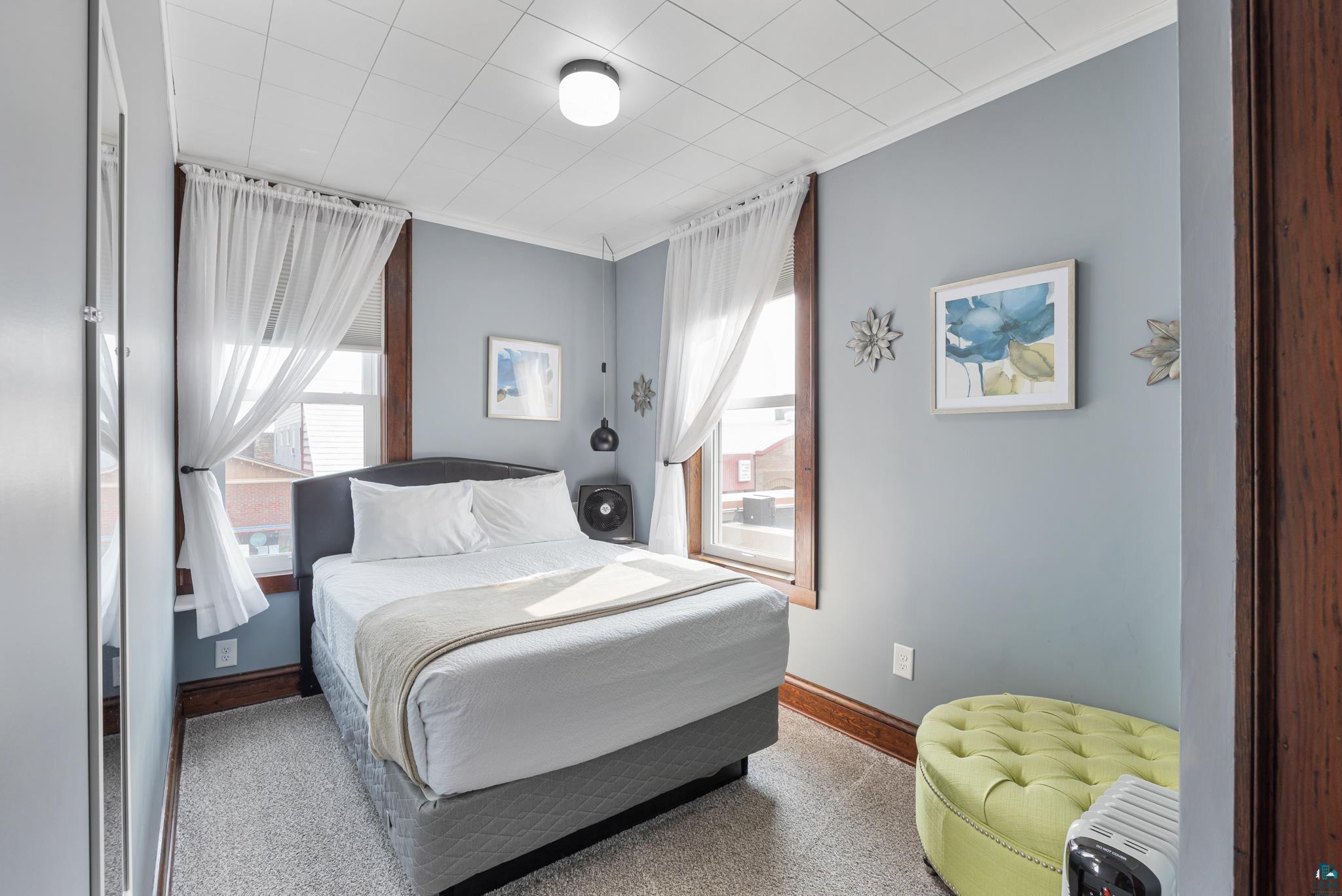 601 1st Avenue Two Harbors, MN 55616 - Photo 39 of 99 Full size bed, new windows