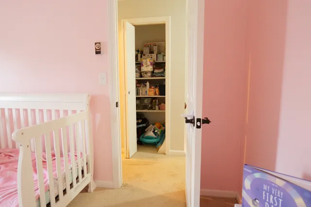 a view of a hallway with interior of the house