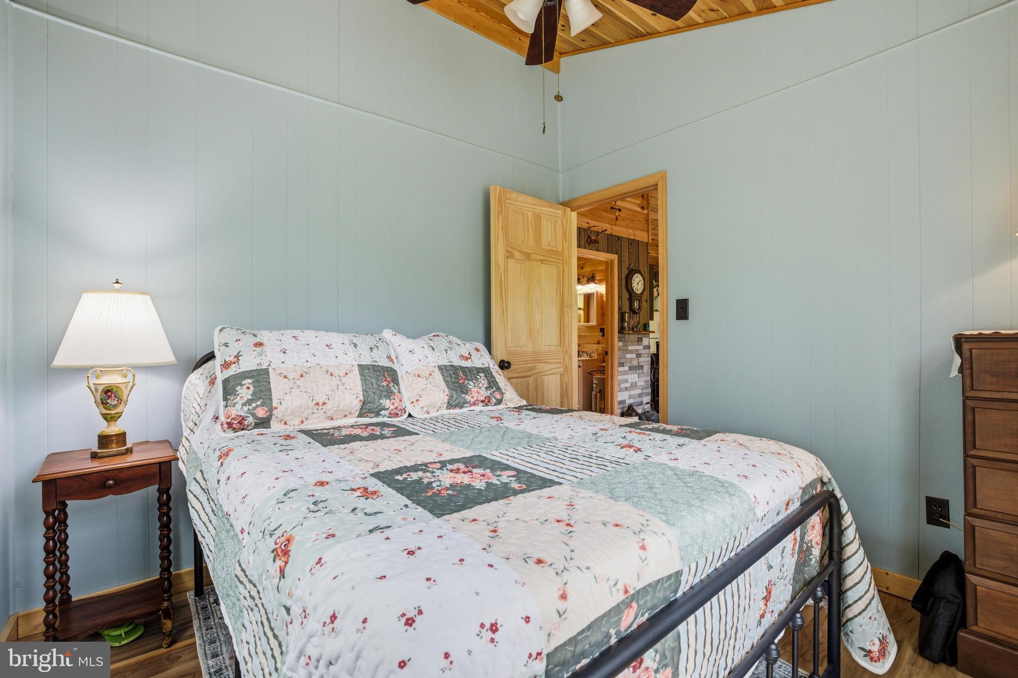 789 Mill Run Road Shenandoah, VA 22849 - Photo 18 of 76 a bedroom with a bed and a lamp