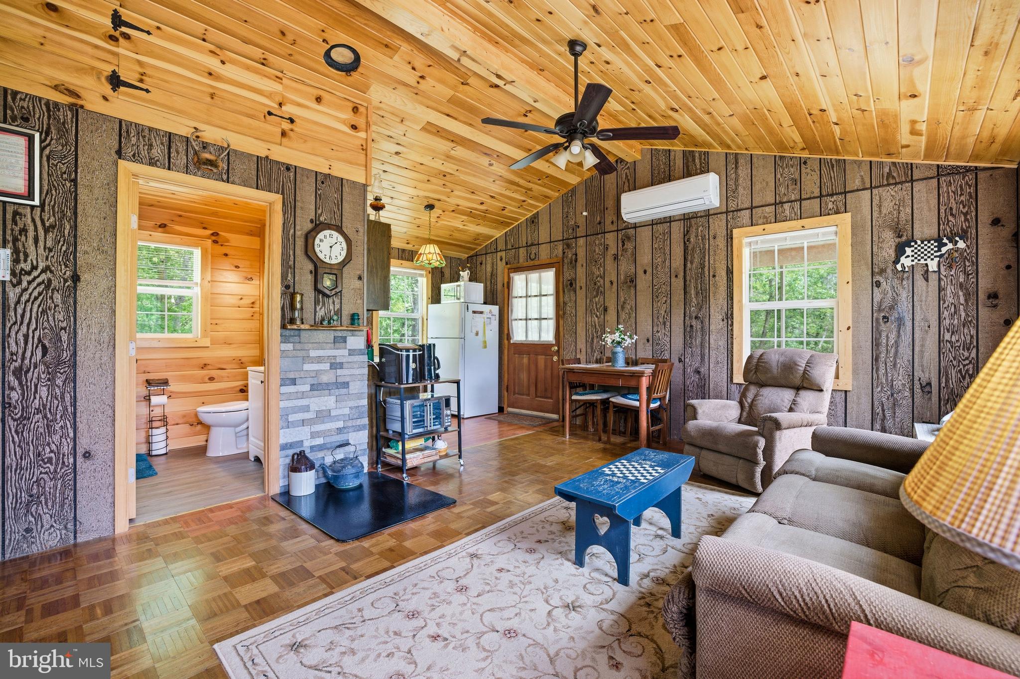 789 Mill Run Road Shenandoah, VA 22849 - Photo 7 of 76 a living room with fireplace furniture and a window