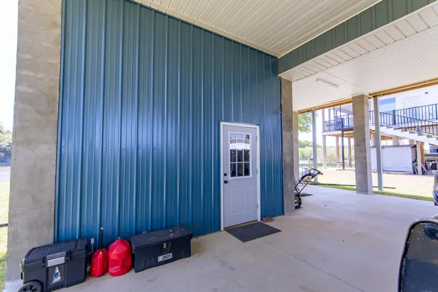 a view of storage and utility room