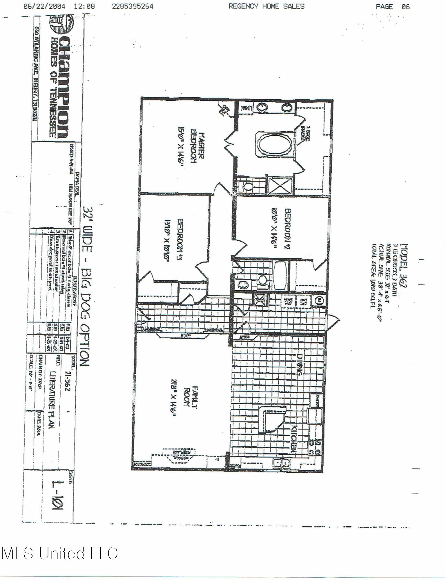 20171 Gordon Street Saucier, MS 39574 - Photo 39 of 39 Floor Plan