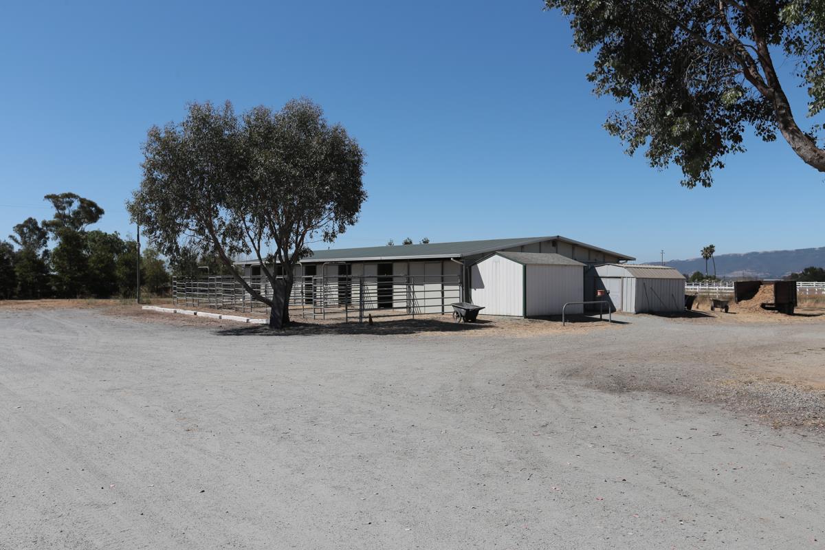 3245 Roop Road Gilroy, CA 95020 - Photo 32 of 35 a front view of house with yard and trees