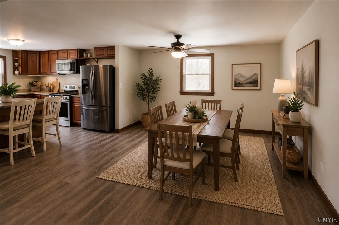 5756 Brown Road Truxton, NY 13158 - Photo 9 of 44 Virtually Staged Dining???????????????????????????????? Room