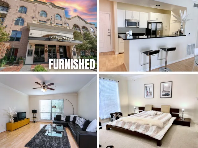 a view of a living room and kitchen