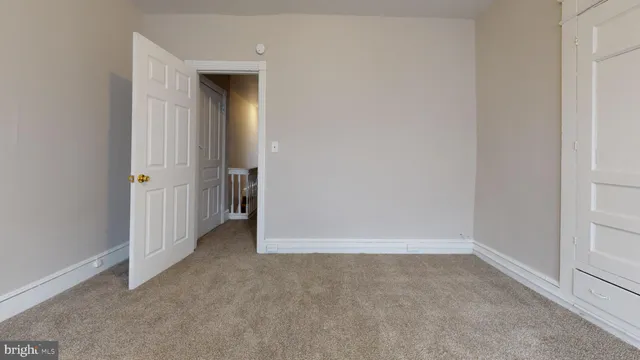 a view of an empty room