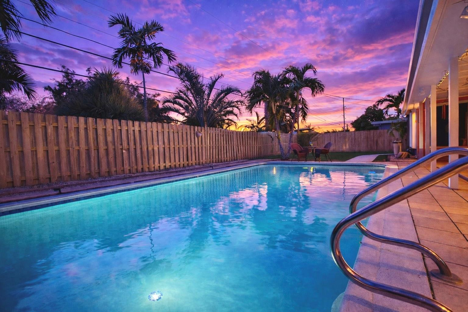 180 Southwest 9th Court Pompano Beach, FL 33060 - Photo 17 of 27 a view of swimming pool with a yard