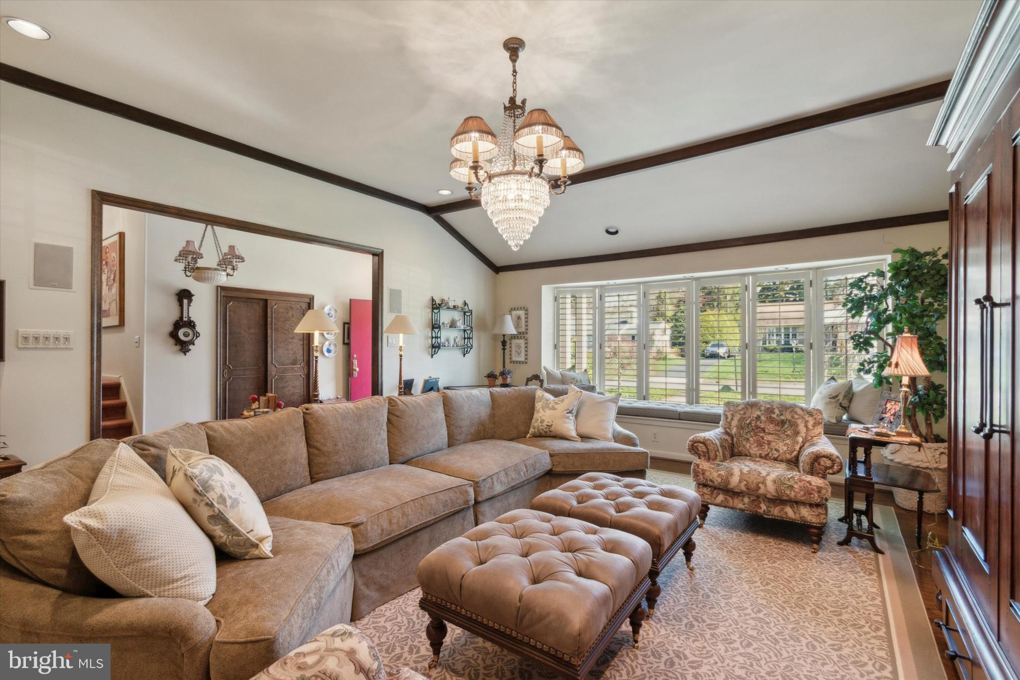 1080 Squirrel Road Jenkintown, PA 19046 - Photo 6 of 68 Large formal living room w bay window