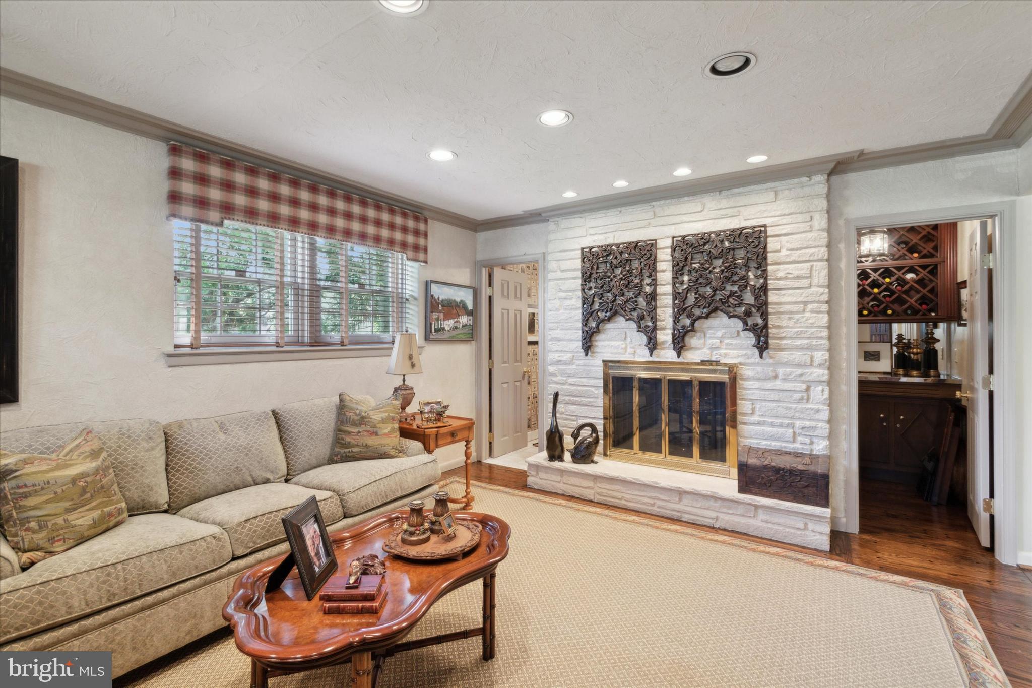 1080 Squirrel Road Jenkintown, PA 19046 - Photo 9 of 68 Stone surround gas fireplace