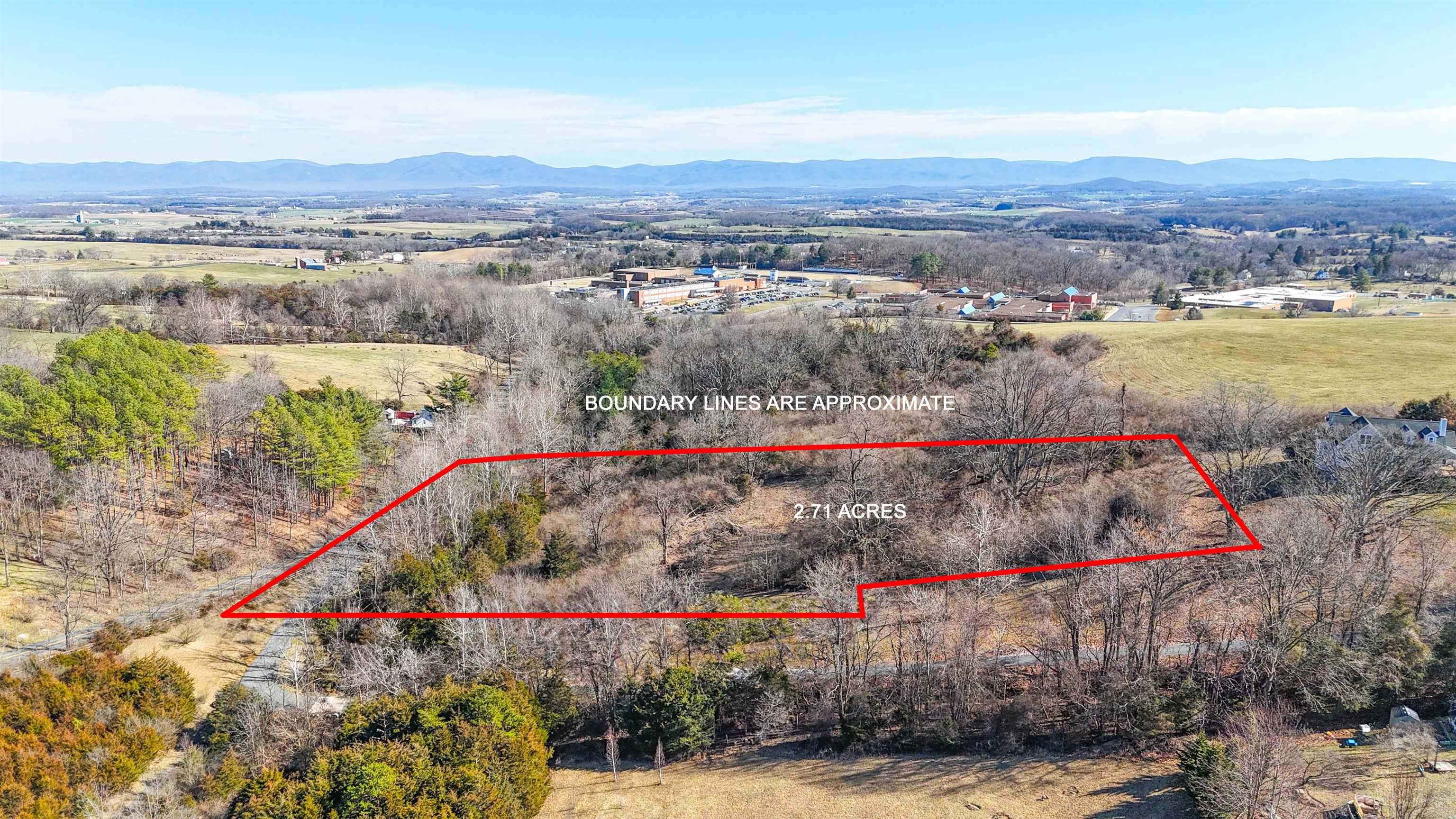 a view of a lake with a mountain