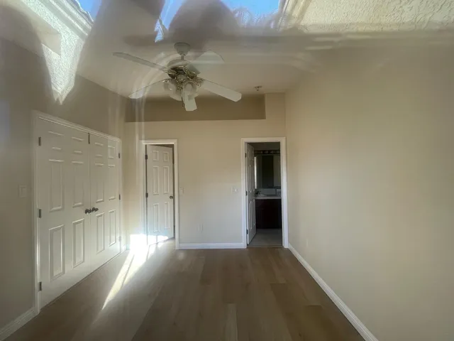 a close view of closet