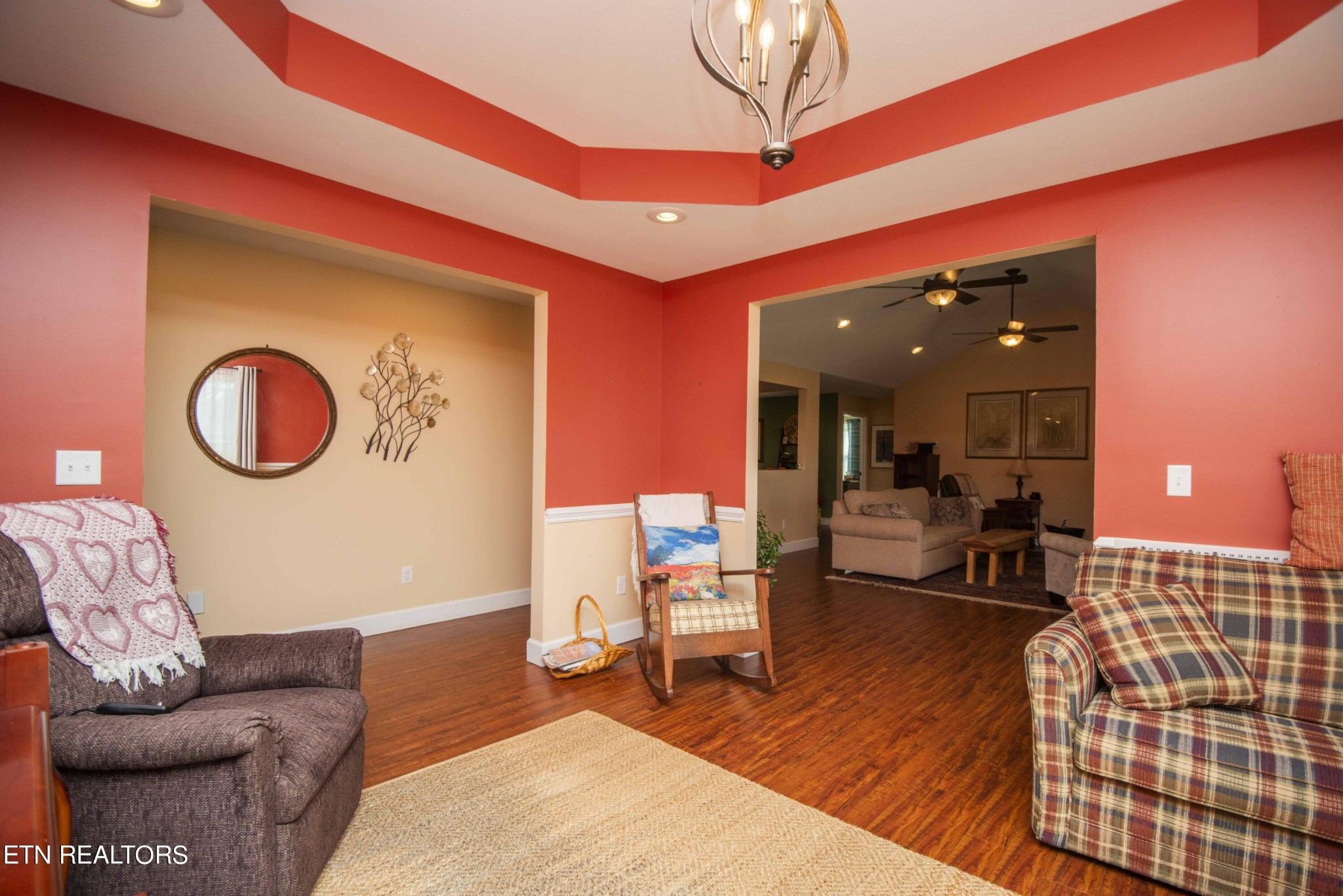 174 Spring Cove Lane Spring City, TN 37381 - Photo 15 of 50 a living room with furniture and a wooden floor