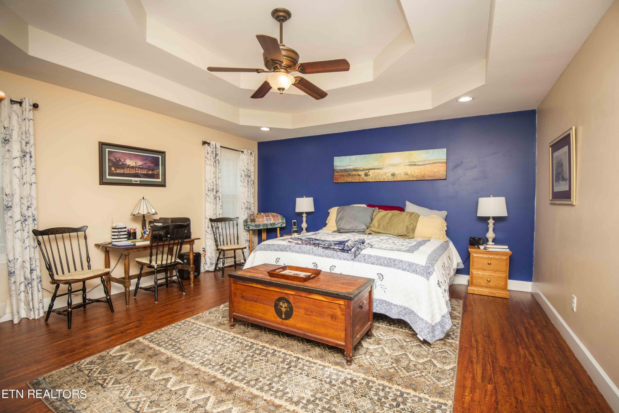 174 Spring Cove Lane Spring City, TN 37381 - Photo 18 of 50 a bed room with a bed and a chair