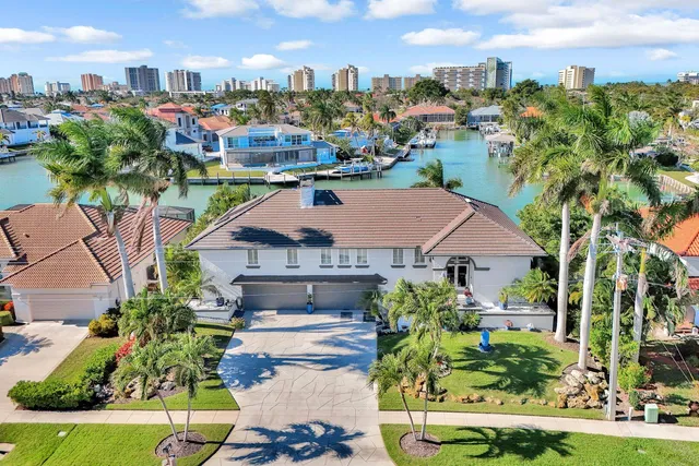 a aerial view of a house