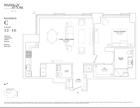 $12,800 | 15 East 30th Street, Unit 44C | NoMad