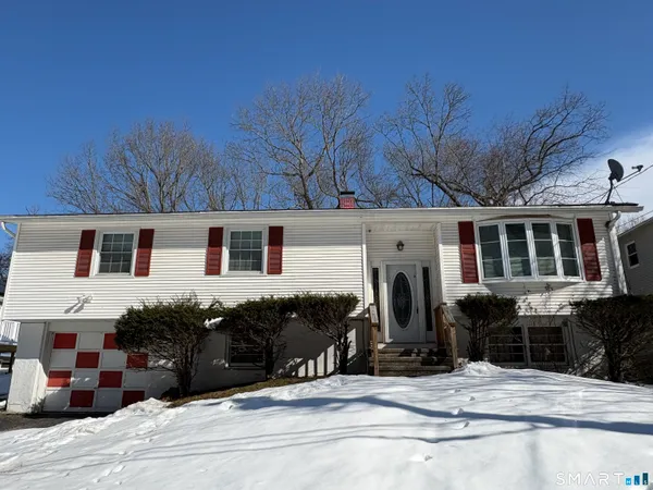 a view of a house with a patio