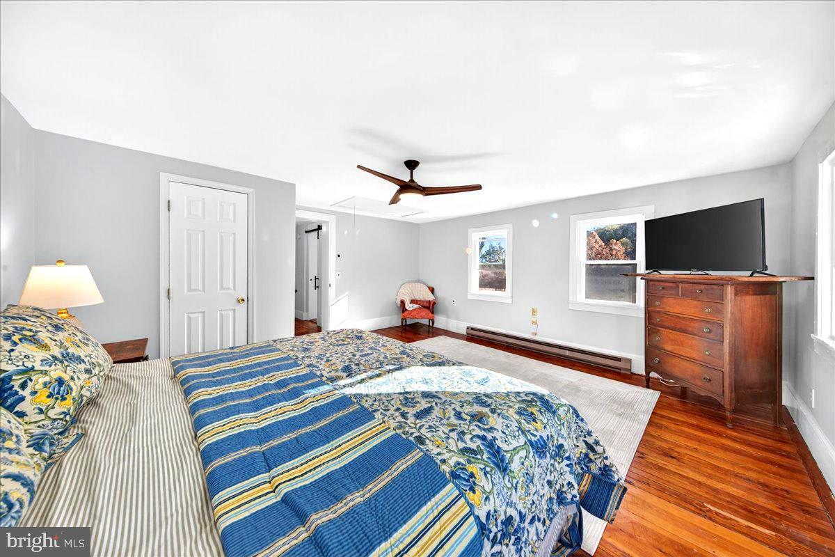 290 Riley Hollow Road Huntly, VA 22640 - Photo 25 of 148 a bed room with a bed and a flat screen tv