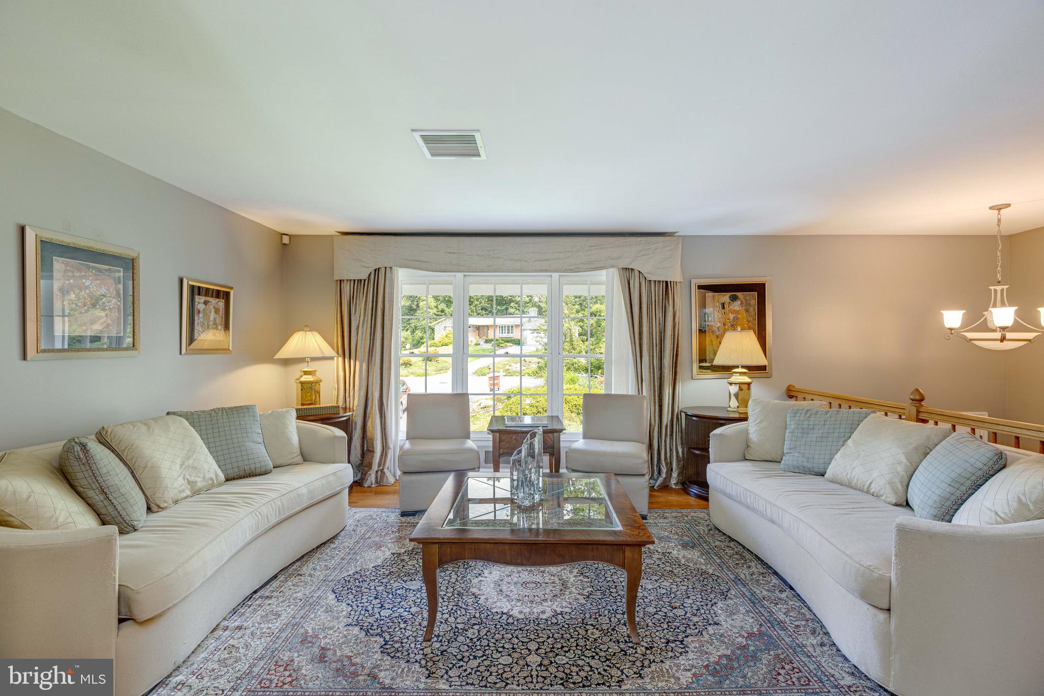 2408 Old Trace Lane Reston, VA 20191 - Photo 8 of 45 Living room with natural light and hardwood floor