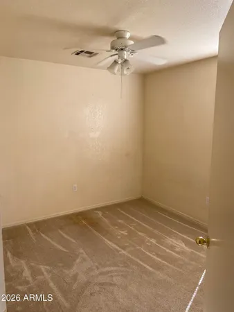 a view of a room with an empty space