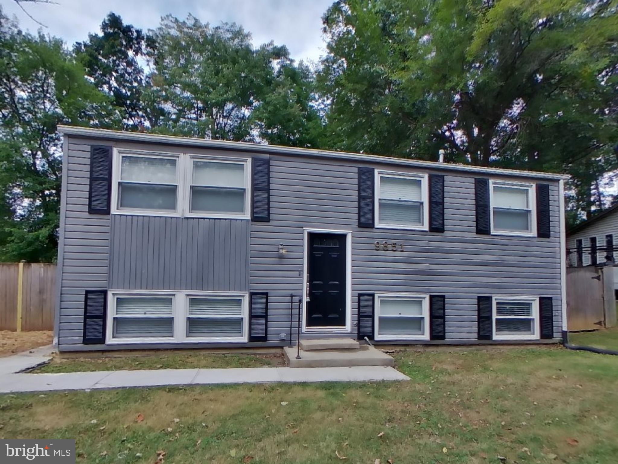 a view front of house with a yard