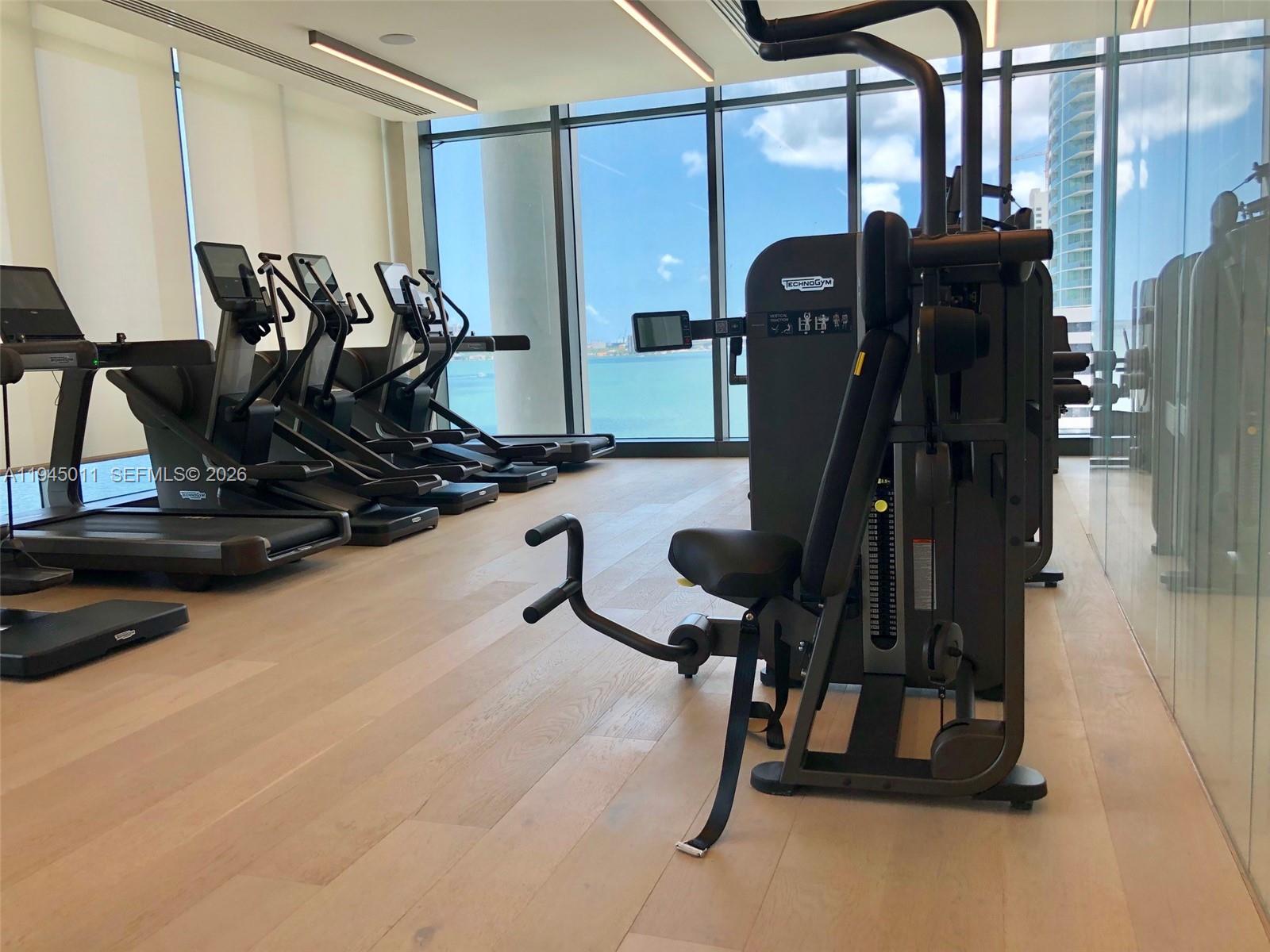 3131 Northeast 7th Avenue, Unit 3305 Miami, FL 33137 - Photo 28 of 44 a view of a room with gym equipment